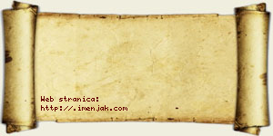 Jelisaveta Caranović vizit kartica